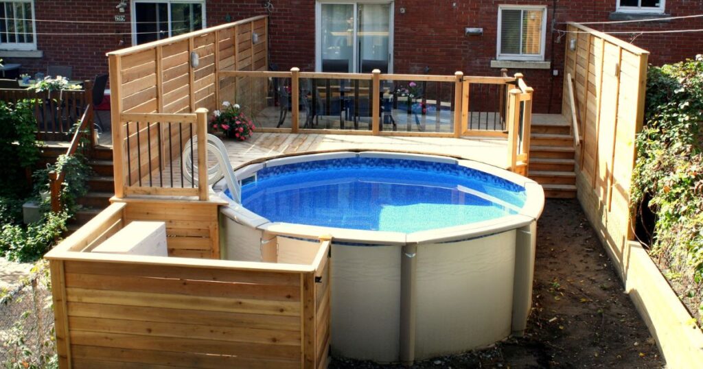 What are the measurements of above ground pools